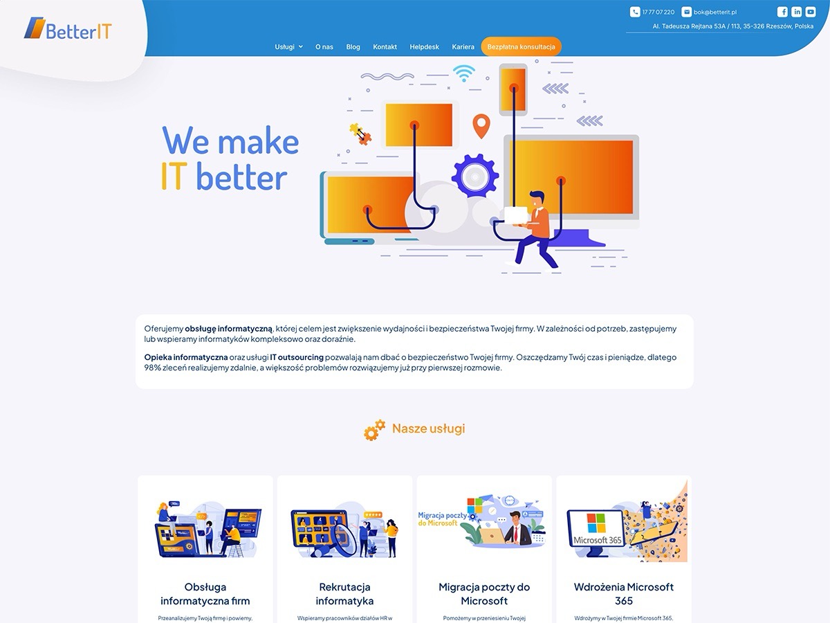 Better IT – obsługa informatyczna firm