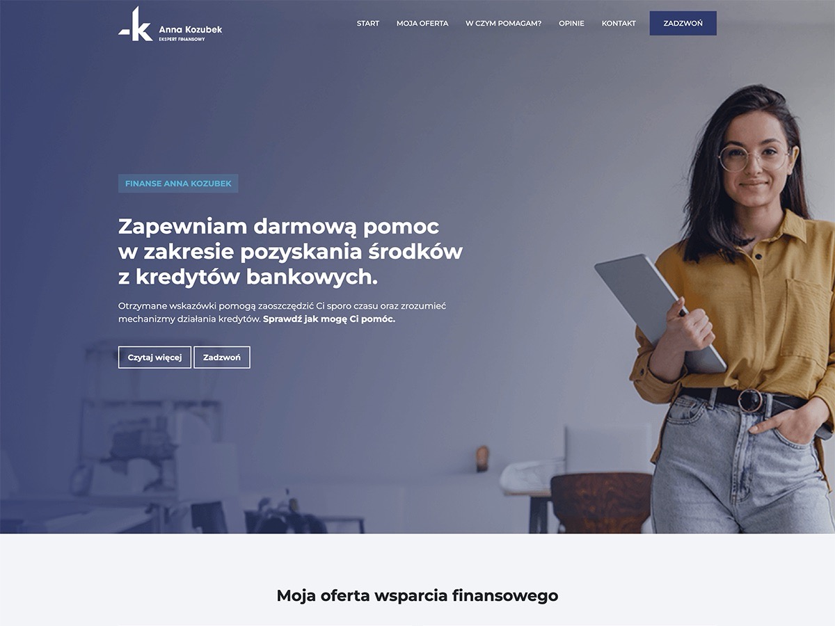 Anna Kozubek – ekspert finansowy