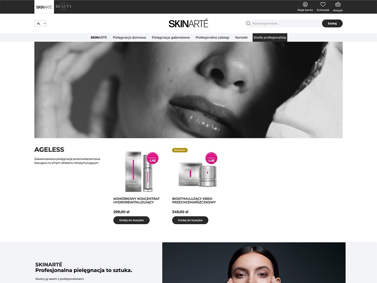 Skinarté – sklep kosmetyczny premium
